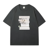 Floral Print Cotton T-Shirt