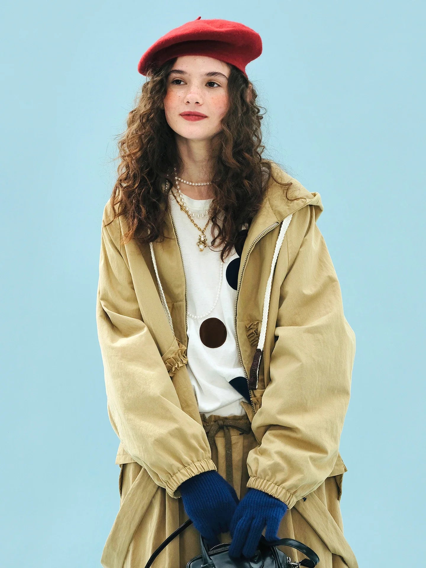 Trendy Casual Loose Hooded Windbreaker Jacket