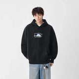 Streetwear Swordfish Print Casual Hoodie