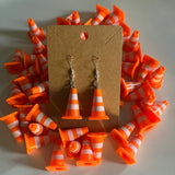 Cute Funny 3D Traffic Cone Earring