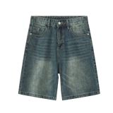 Vintage Washed Wrinkle Jorts
