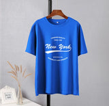 T-Shirt mit lebendigem New York-Grafikmotiv