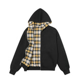 Y2K Trendy Reversible Hip Hop Hooded Sweatshirt