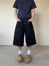 Korean Black Gothic Vintage Aesthetic Short