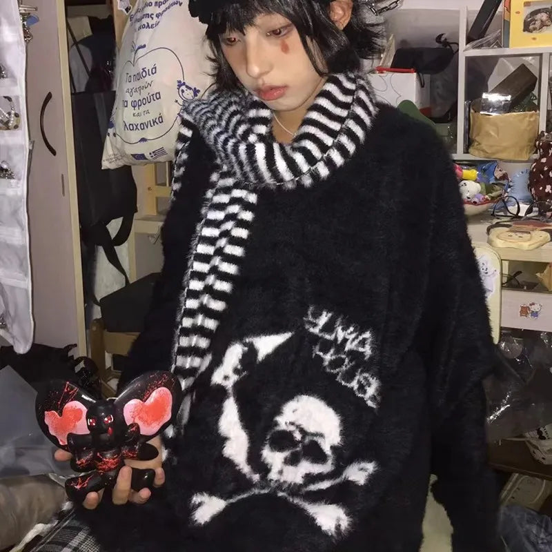 Skull Embrace Sweater