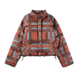 Vintage American Plaid Puffer Jacket