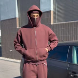 Ninja Style Hooded Zipper Sweatshirt