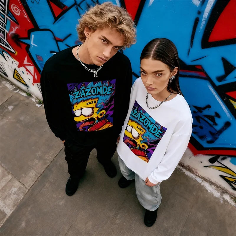 Y2K Streetwear Hip Hop Long Sleeve T-Shirt