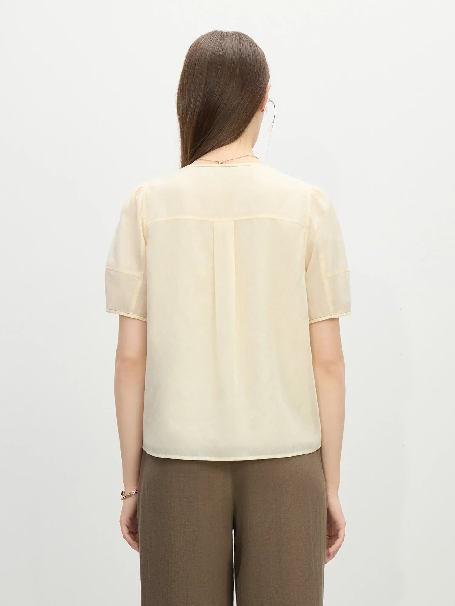 Klassischer minimalistischer Damen-Sommer-Cardigan für Pendler