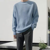 Solid Color Knitted Sweater