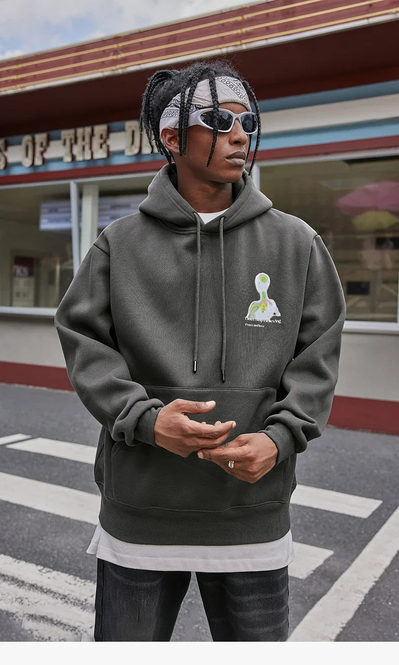 Alien Chill Graphic Hoodie