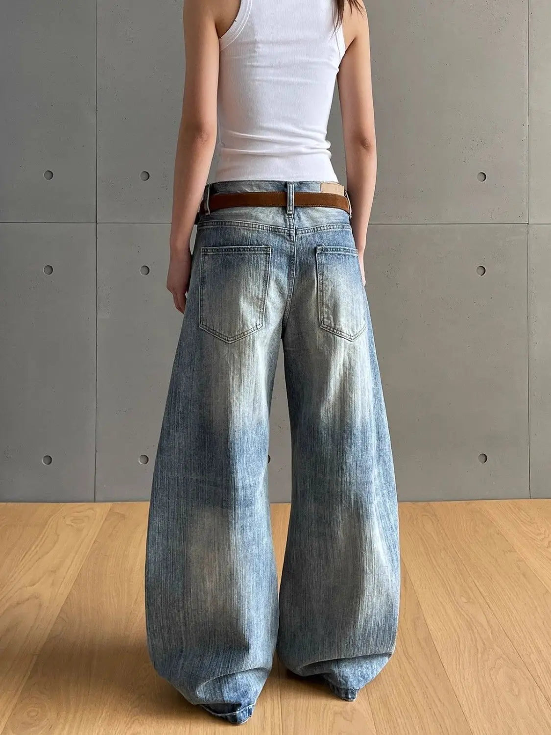 American Eclectic Vintage Washed Denim Jeans