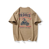 Effortless Retro Casual Short Sleeve Cotton T-Shirt