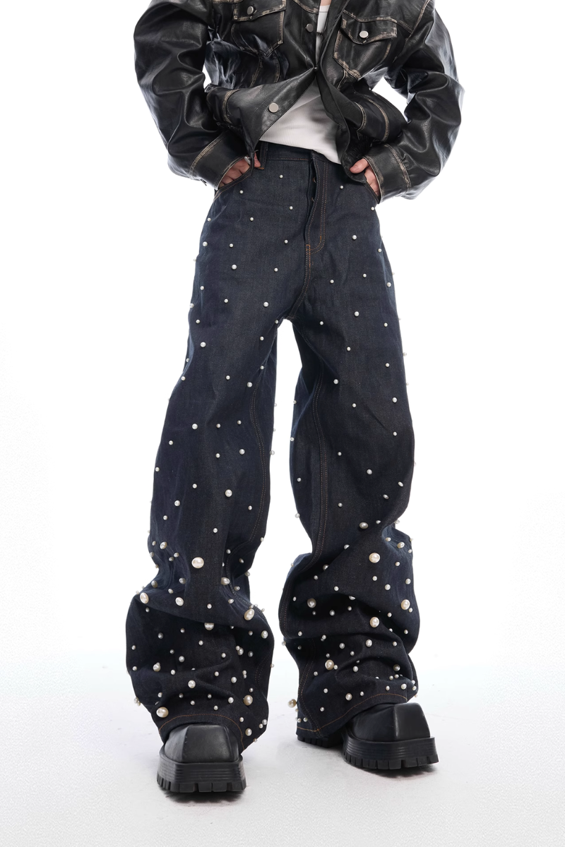 Handgenähte Pearl Selvedge Jeans