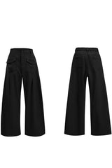 Cargo-Jeans mit Kontrastnähten