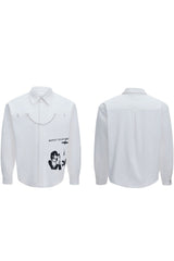 Vintage-Shirt mit Grafikaufnäher 