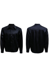 Satin-Glitzer-Boxy-Shirt 