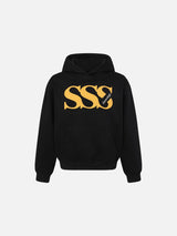 Bold Three-Letter Graphic Hooded Sweatshirt