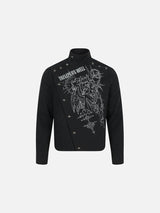 Complex Angelic Graphics Black Jacket
