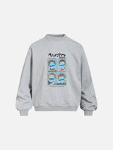 Distressed Graphic 2x2 Head Print Sweatshirt