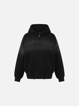 Faded Gradient Oversized Hooded Jacket