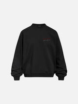 Torn Paper Graphic Oversized Sweatshirt