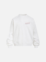Torn Paper Graphic Oversized Sweatshirt