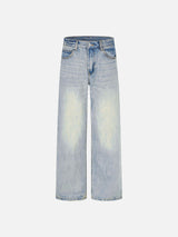 Light Blue Vintage Wide-Leg Jeans