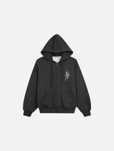 Sparkly Wing Graphic Hoodie & Sweatpants Set