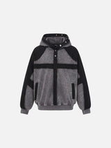 Panelled Hooded Jacket
