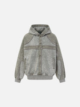 Panelled Hooded Jacket