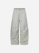 Wide-Leg Barrel Pants — Relaxed Fit Trousers