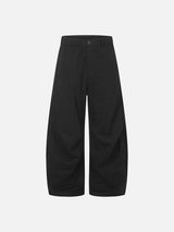 Wide-Leg Barrel Pants — Relaxed Fit Trousers