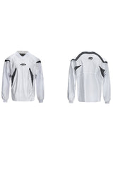 Maillot de sport rétro brillant à col en V 