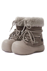 Fleece Lined Suede Winter Boots