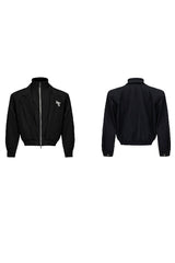 Veste matelassée à double col 