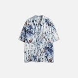 Chemise papillon tie-dye vibrante