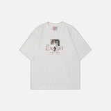 Vintage American Letter Print T-Shirt