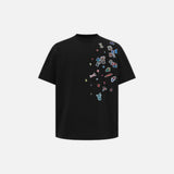 Casual Loose Fit Cartoon Print T-Shirt