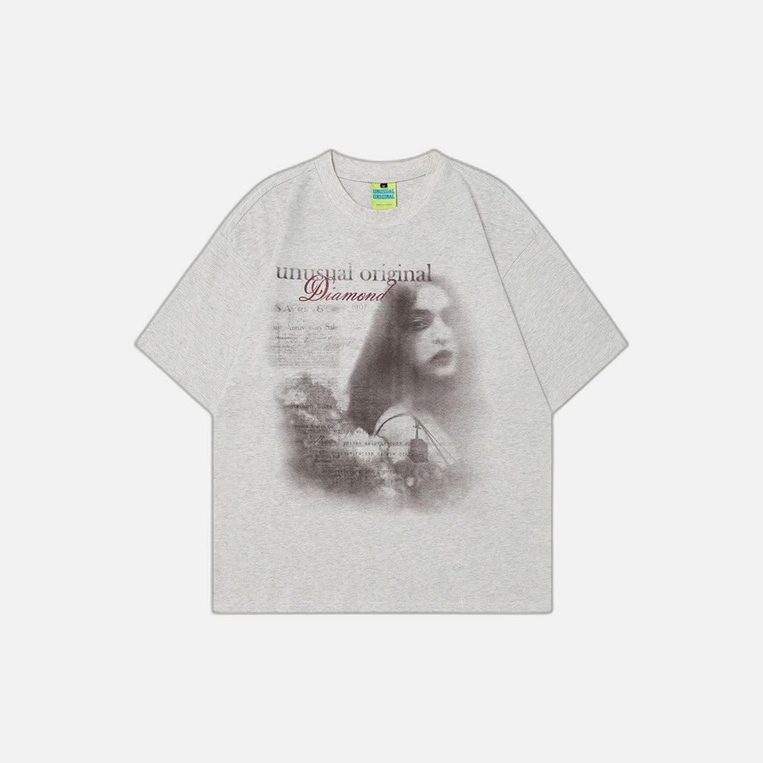 T-shirt imprimé tendance style rue américaine