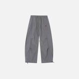 Pantalon large décontracté à carreaux