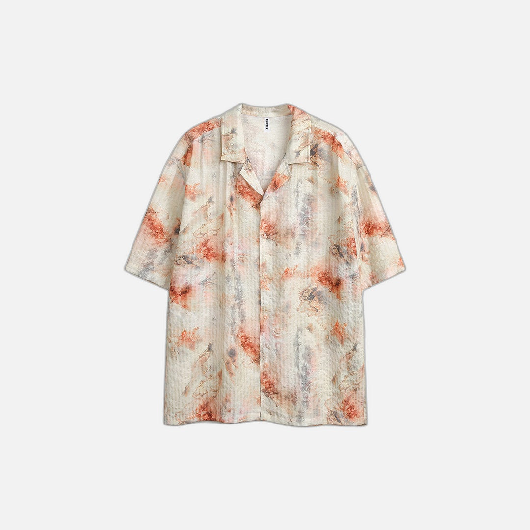 T-shirt tie-dye à l'encre vibrante