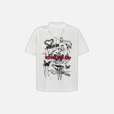Butterfly Print Casual Round Neck T-Shirt