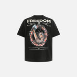 フリーダムプリント半袖Tシャツ
