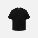 Einfarbiges Sommer-T-Shirt mit Rundhalsausschnitt