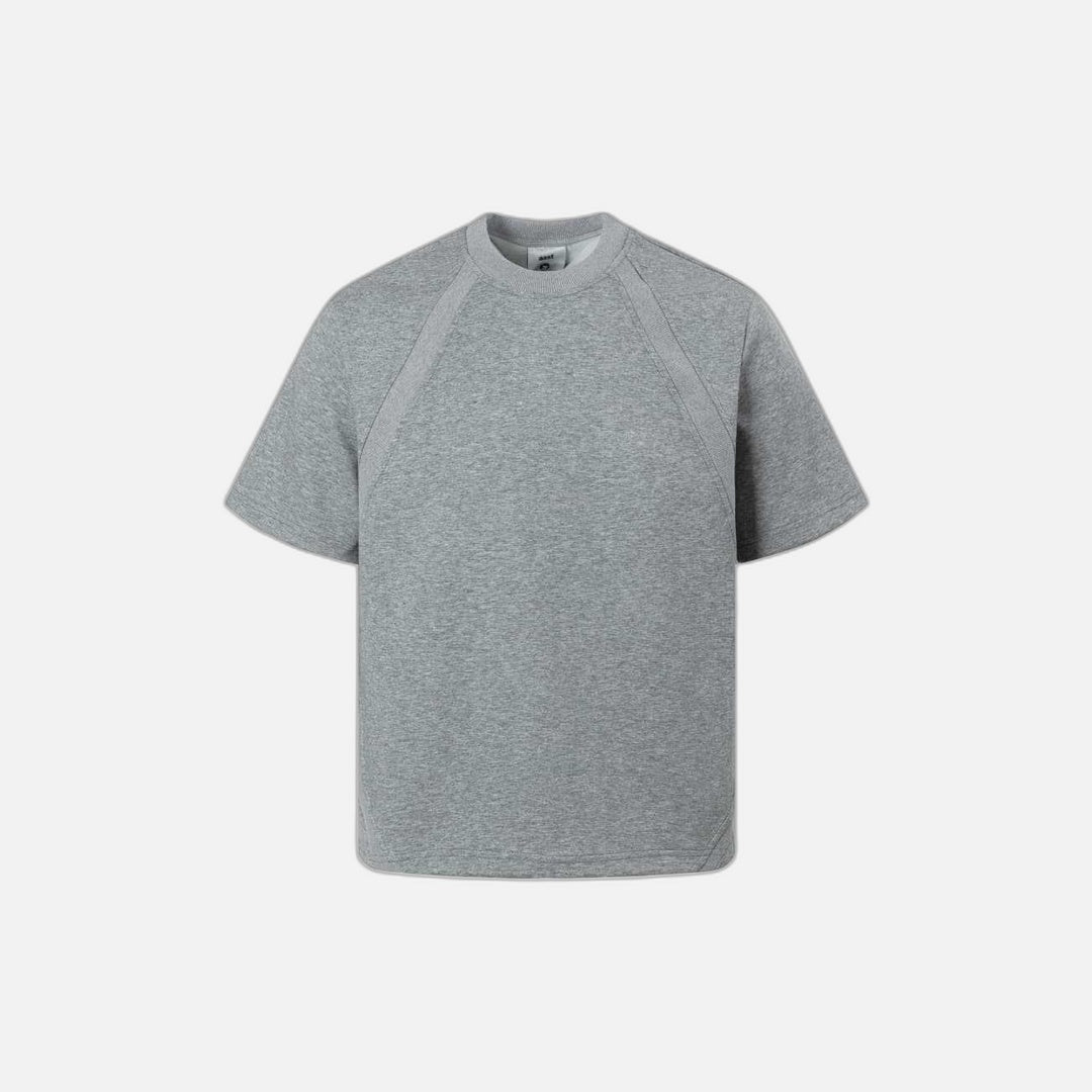 Solid Color Round Neck Summer T-Shirt
