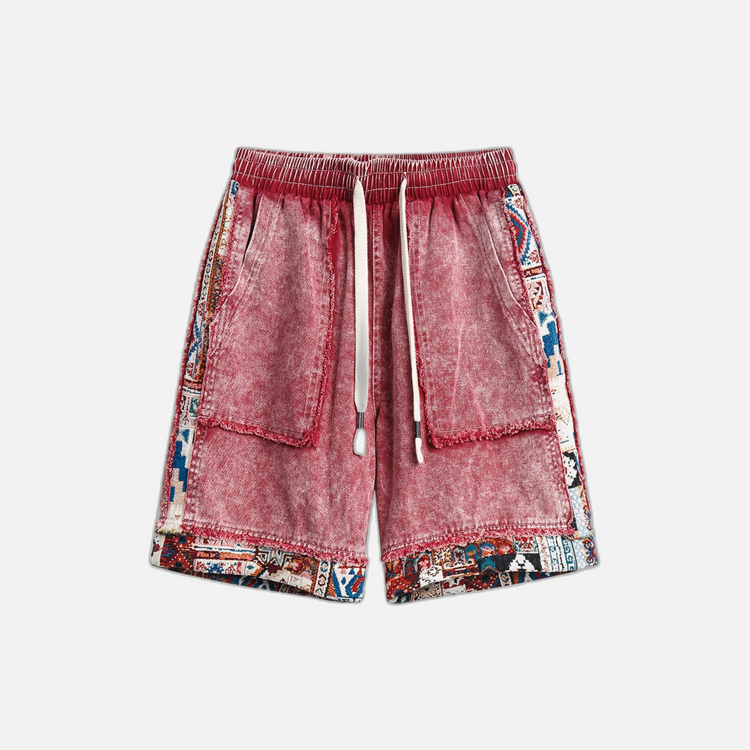 Vintage Washed Denim Reto Shorts
