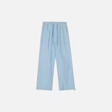 Plaid Drawstring Casual Pants