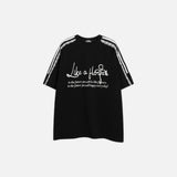 Trendy Loose Fit V-Neck T-Shirt
