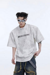 T-shirt imprimé métal 